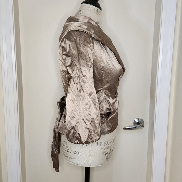 BCBG shiny crop Spring jacket - Picture 3 of 12